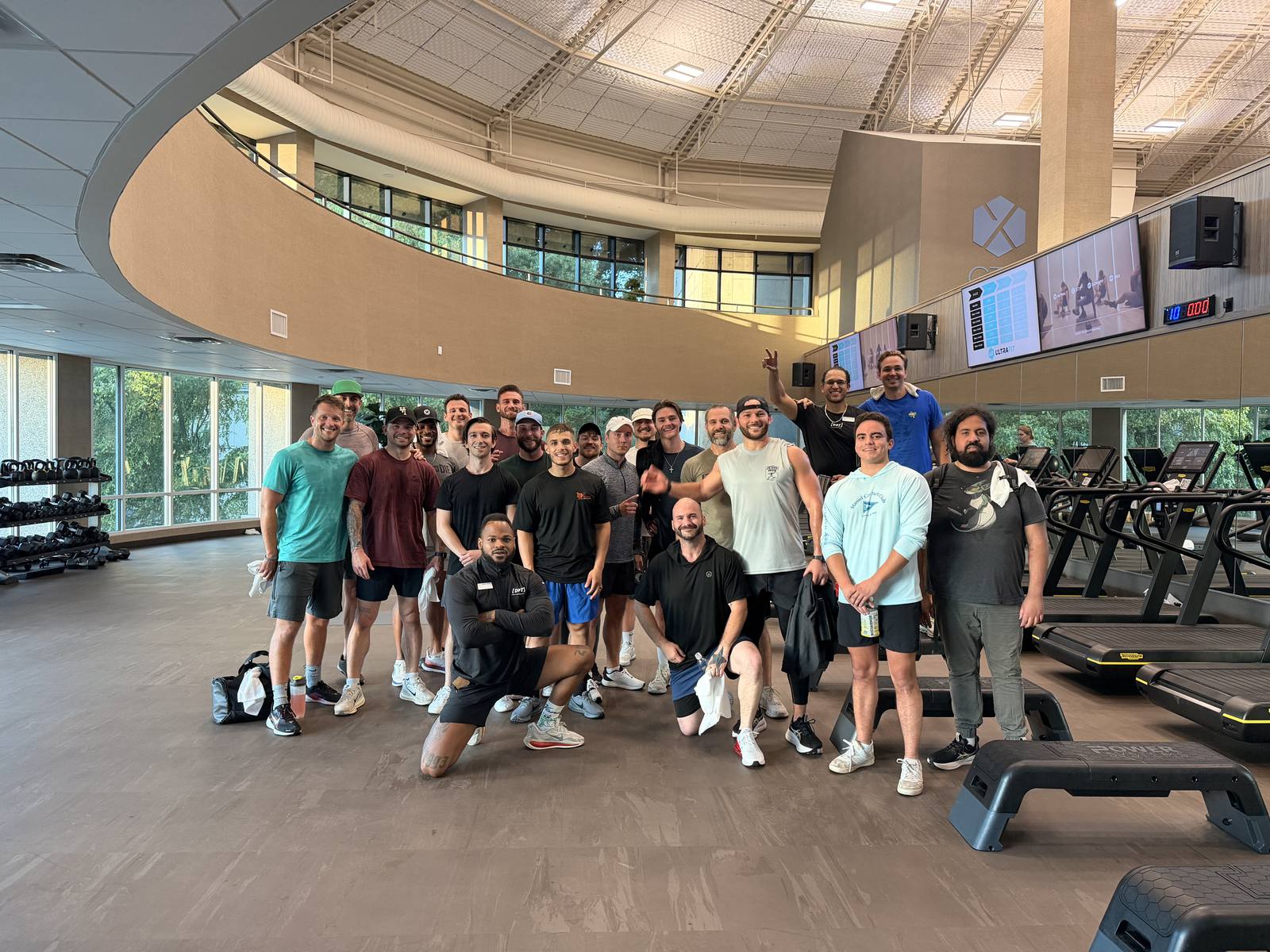 The men of Iron Sharpens Iron together at Life Time Perimeter